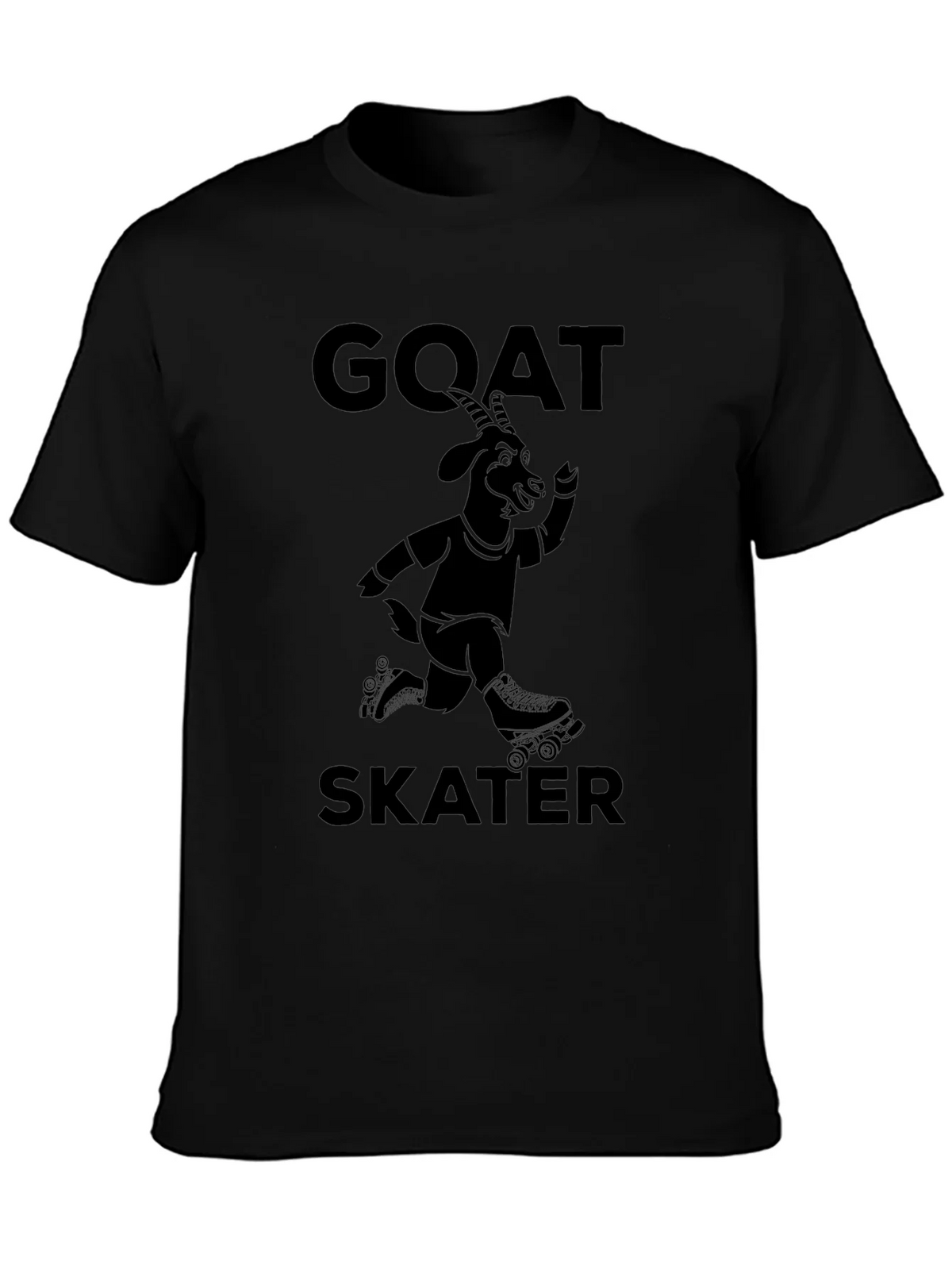 GOAT Skater T-Shirt - Black Graphic Tee product image 3