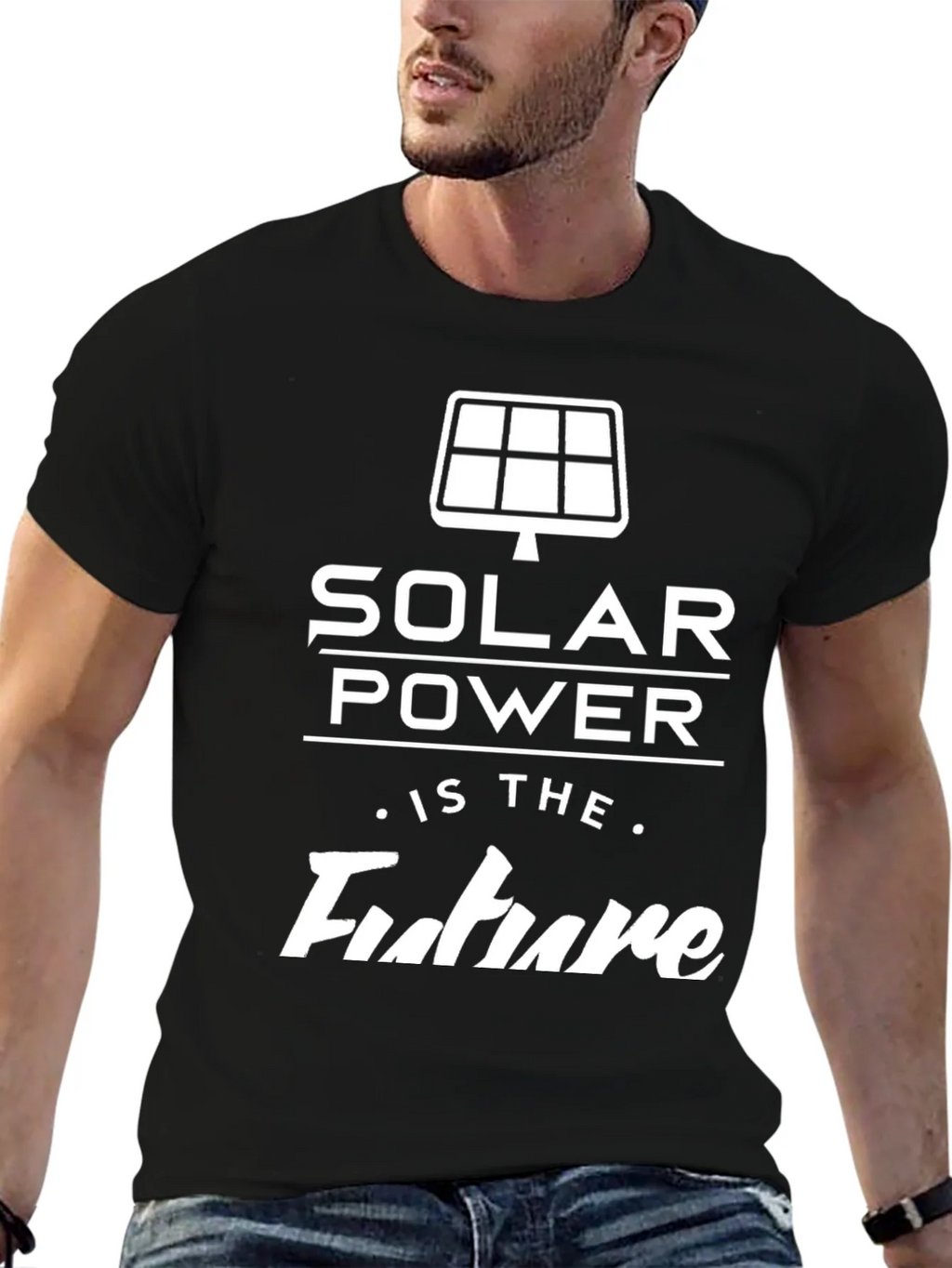 Solar Power Future T-Shirt - Eco-Friendly Design product image 6