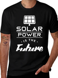 Solar Power Future T-Shirt - Eco-Friendly Design product image 1
