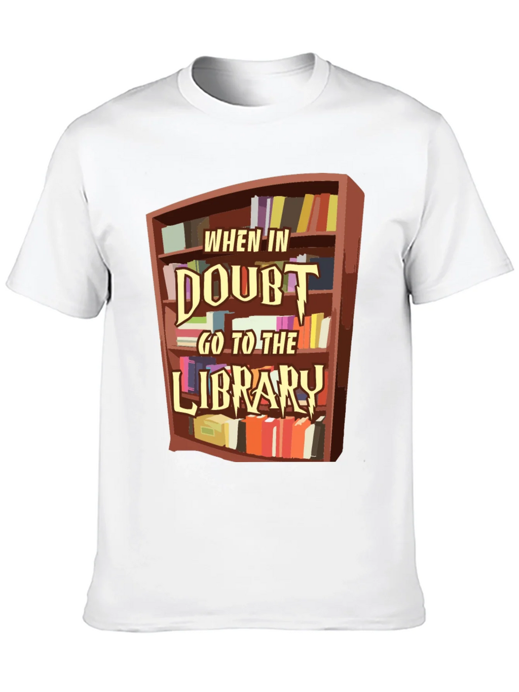 When in Doubt Go to the Library T-Shirt product image 6