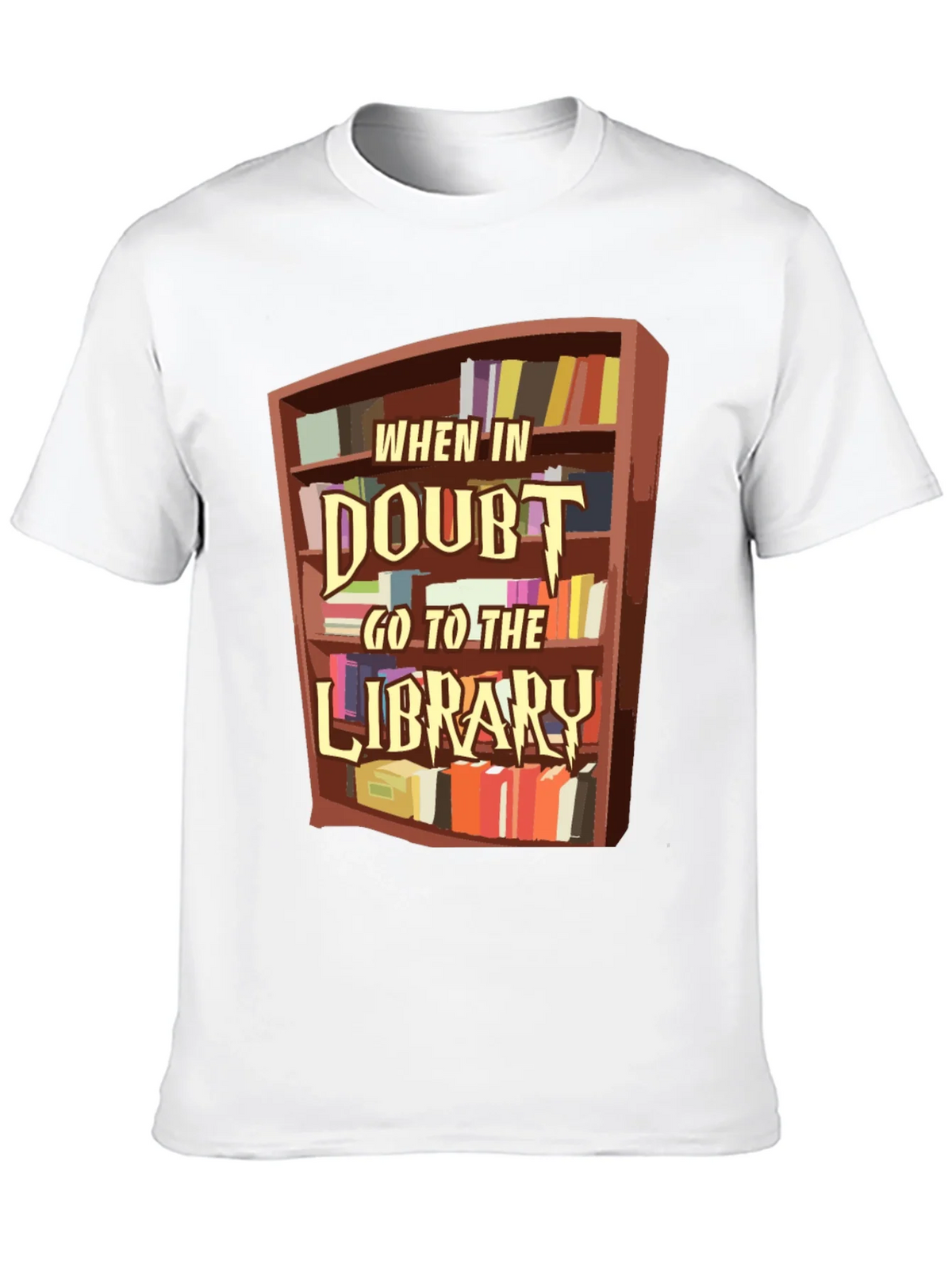 When in Doubt Go to the Library T-Shirt product image 6