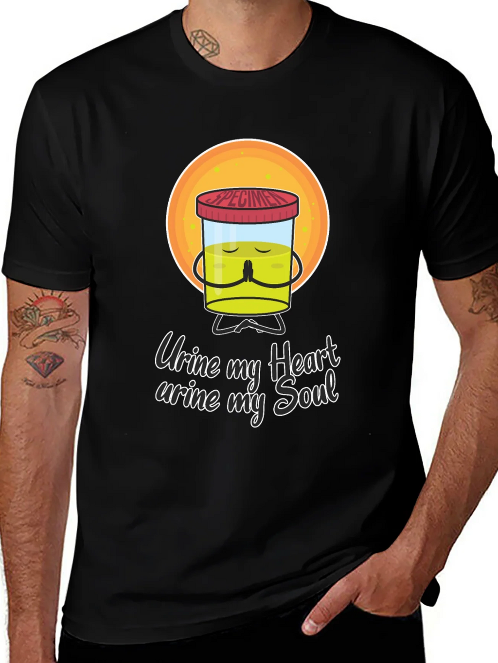 Urine My Heart Funny Graphic Tee product image 1