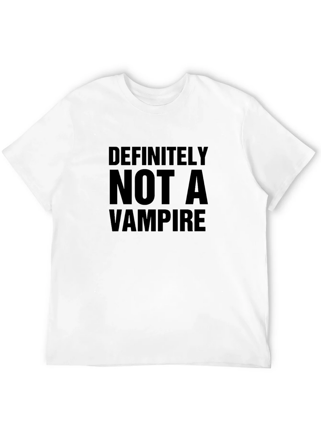 Definitely Not A Vampire T-Shirt - Funny Novelty Tee product image 8