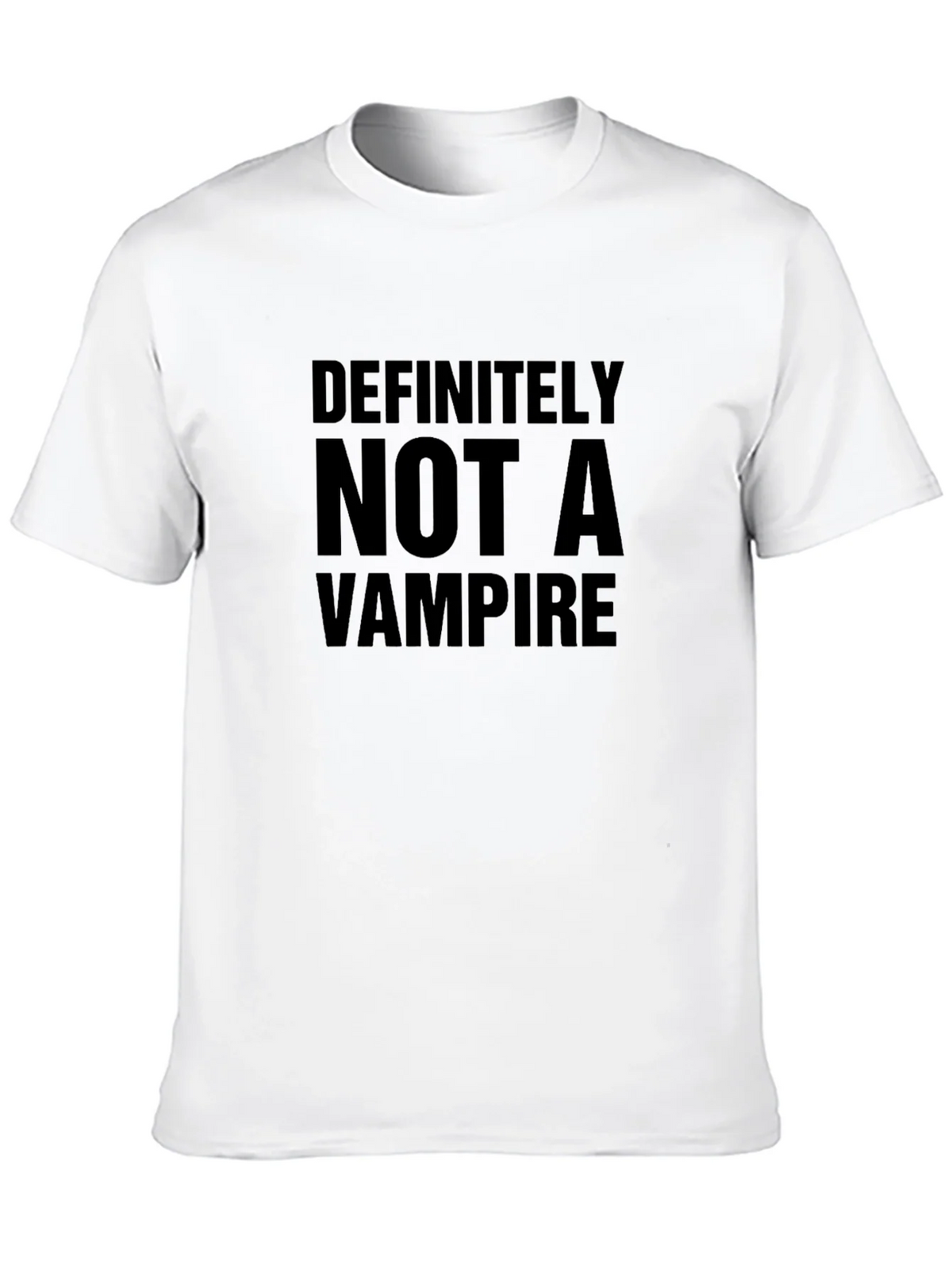 Definitely Not A Vampire T-Shirt - Funny Novelty Tee product image 7