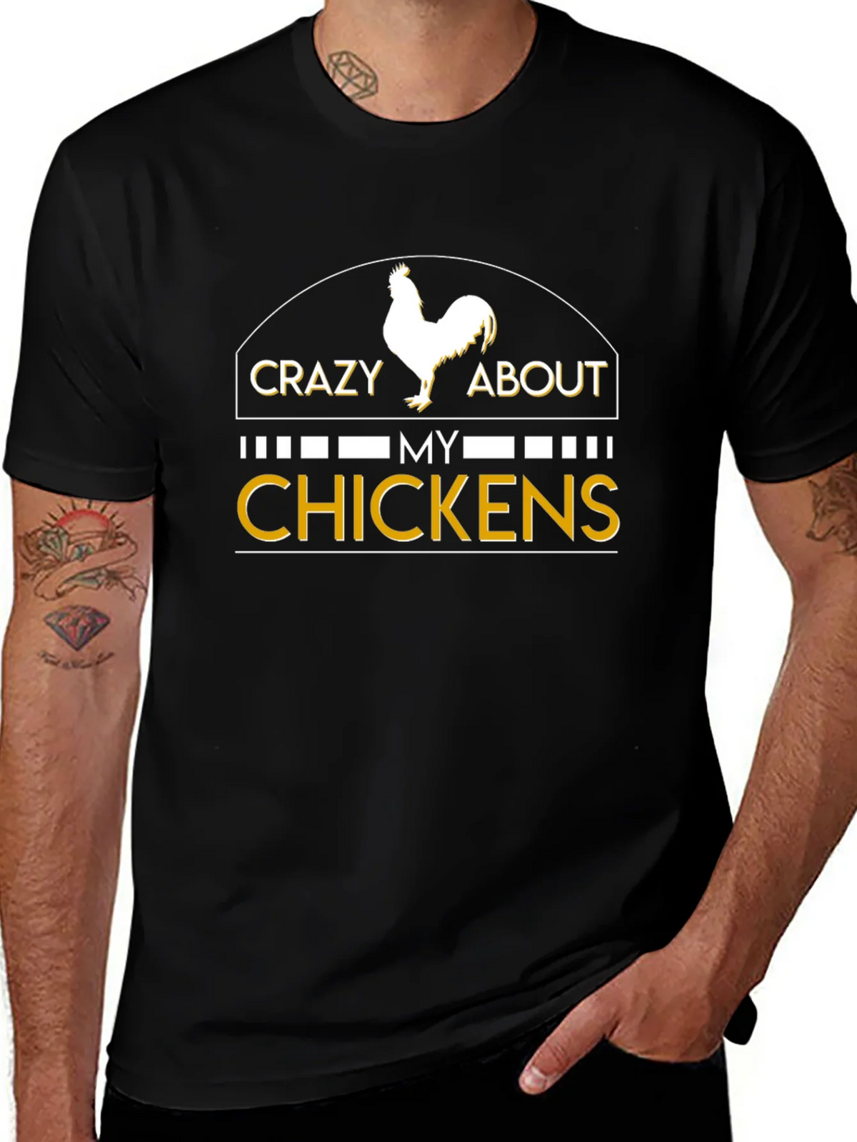 Crazy About My Chickens Graphic T-Shirt product image 1