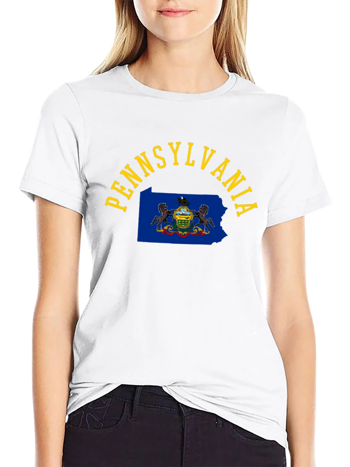 Pennsylvania State Pride Black T-Shirt product image 6