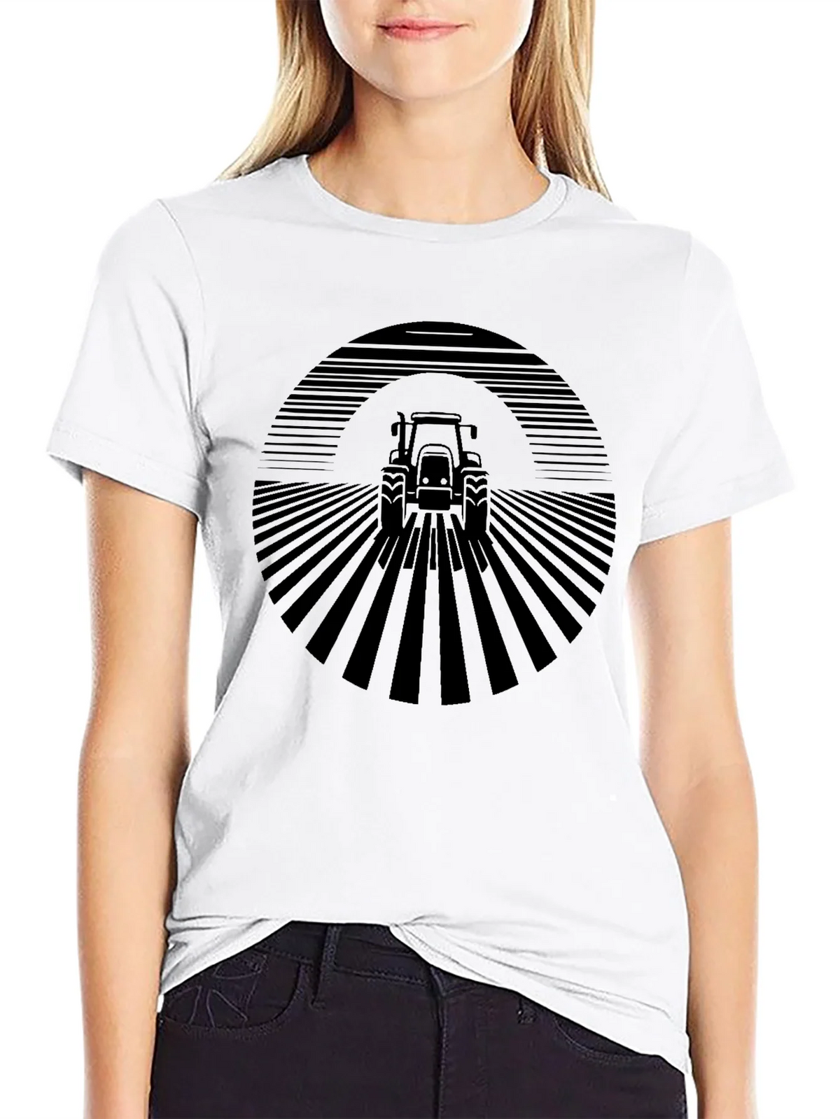 Tractor Field Graphic Tee - Modern Farm Style product image 8