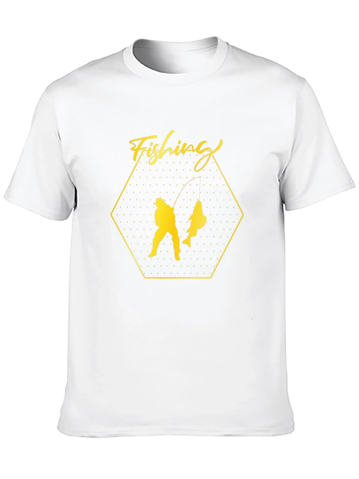 Fishing Graphic Black T-Shirt product image 9
