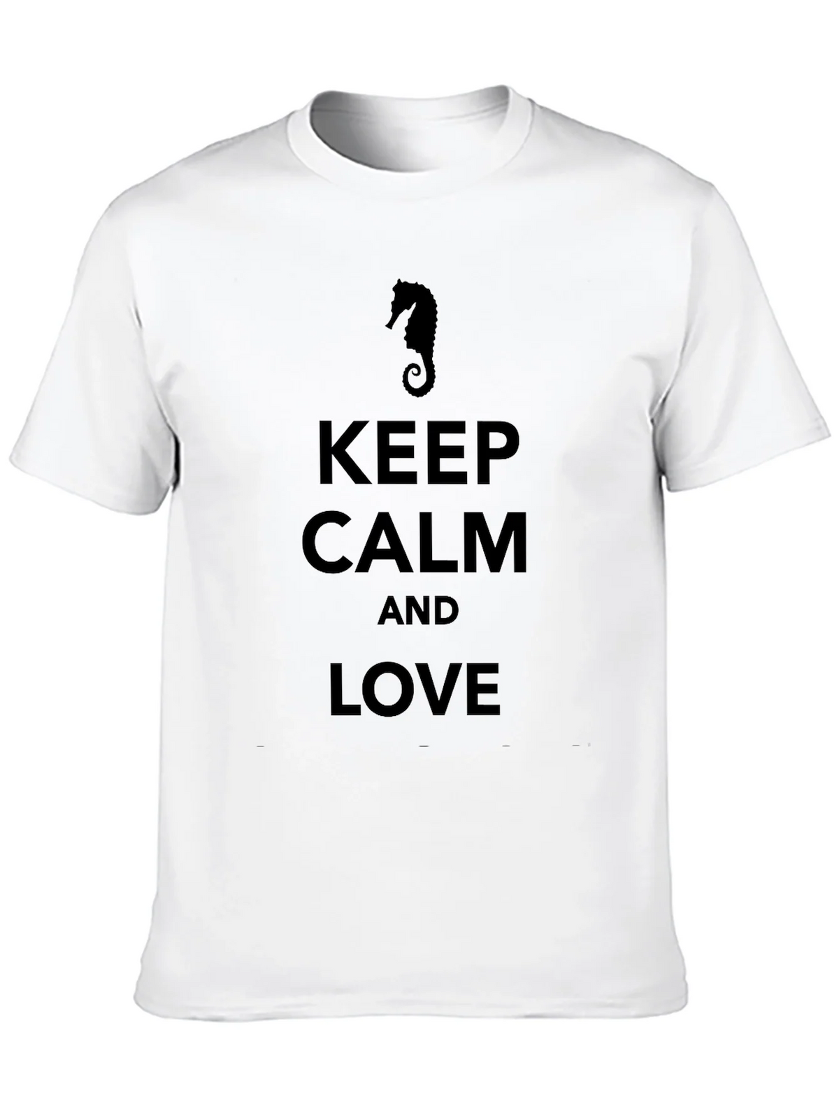 Keep Calm and Love Seahorse T-Shirt product image 9