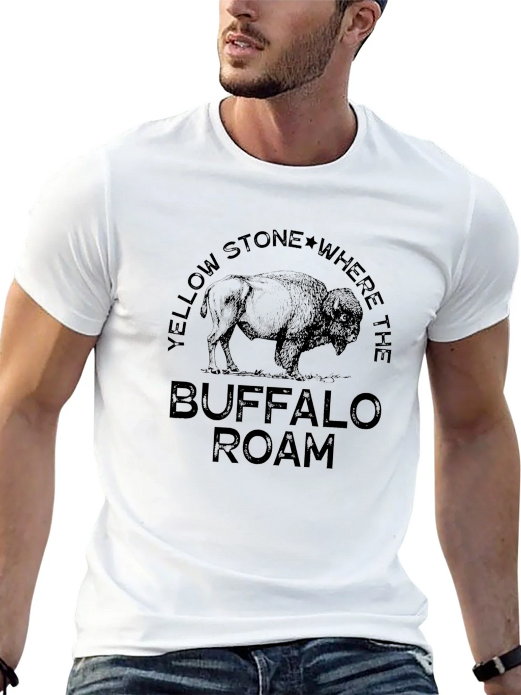Yellowstone Buffalo Roam Black Graphic Tee product image 12