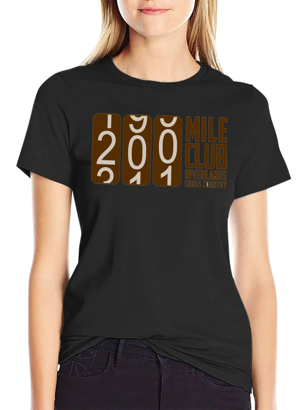 201 Mile Club Cross Country Black T-Shirt product image 2