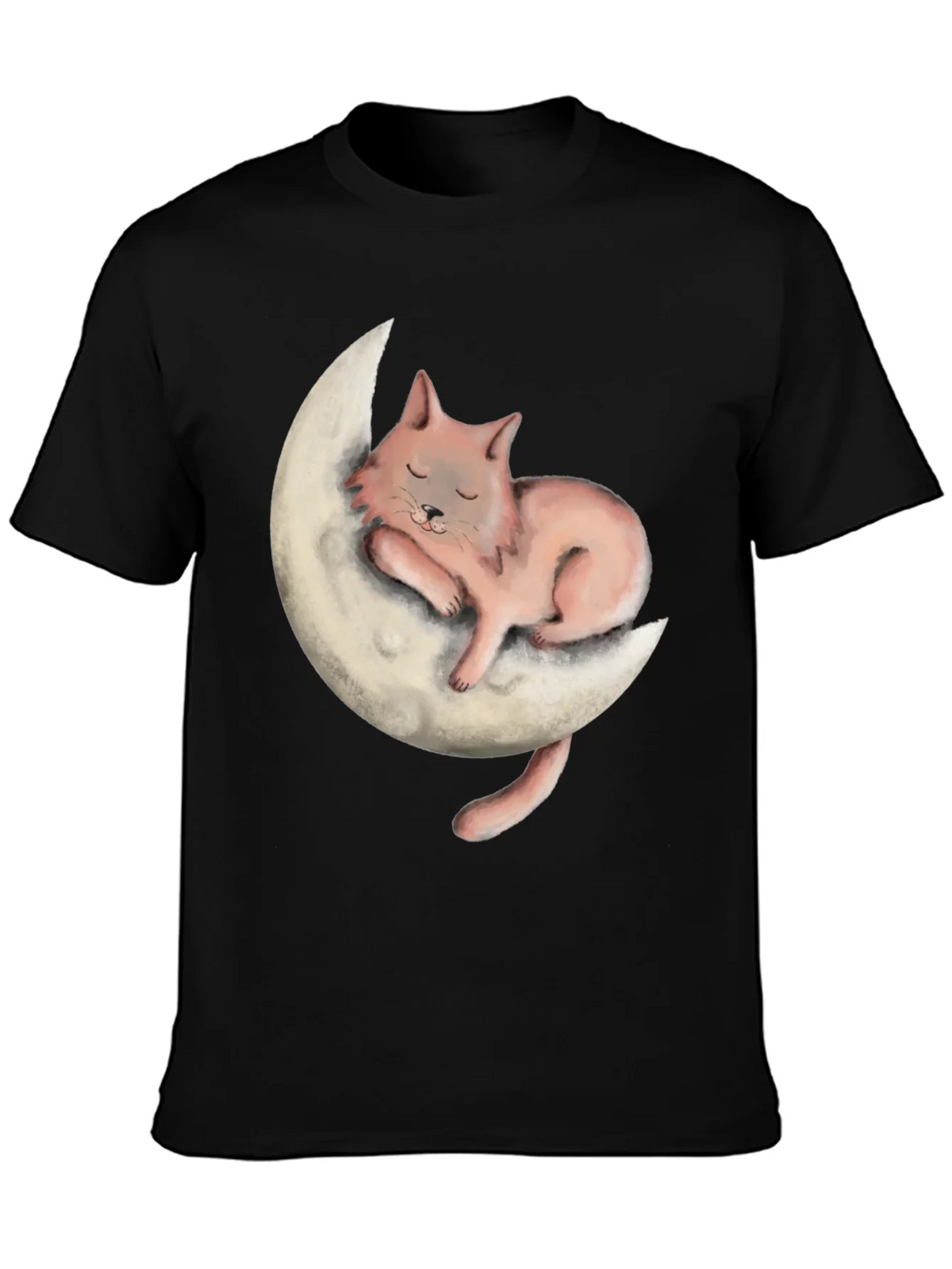 Cat on Moon Graphic Tee - Relaxed Fit product image 3