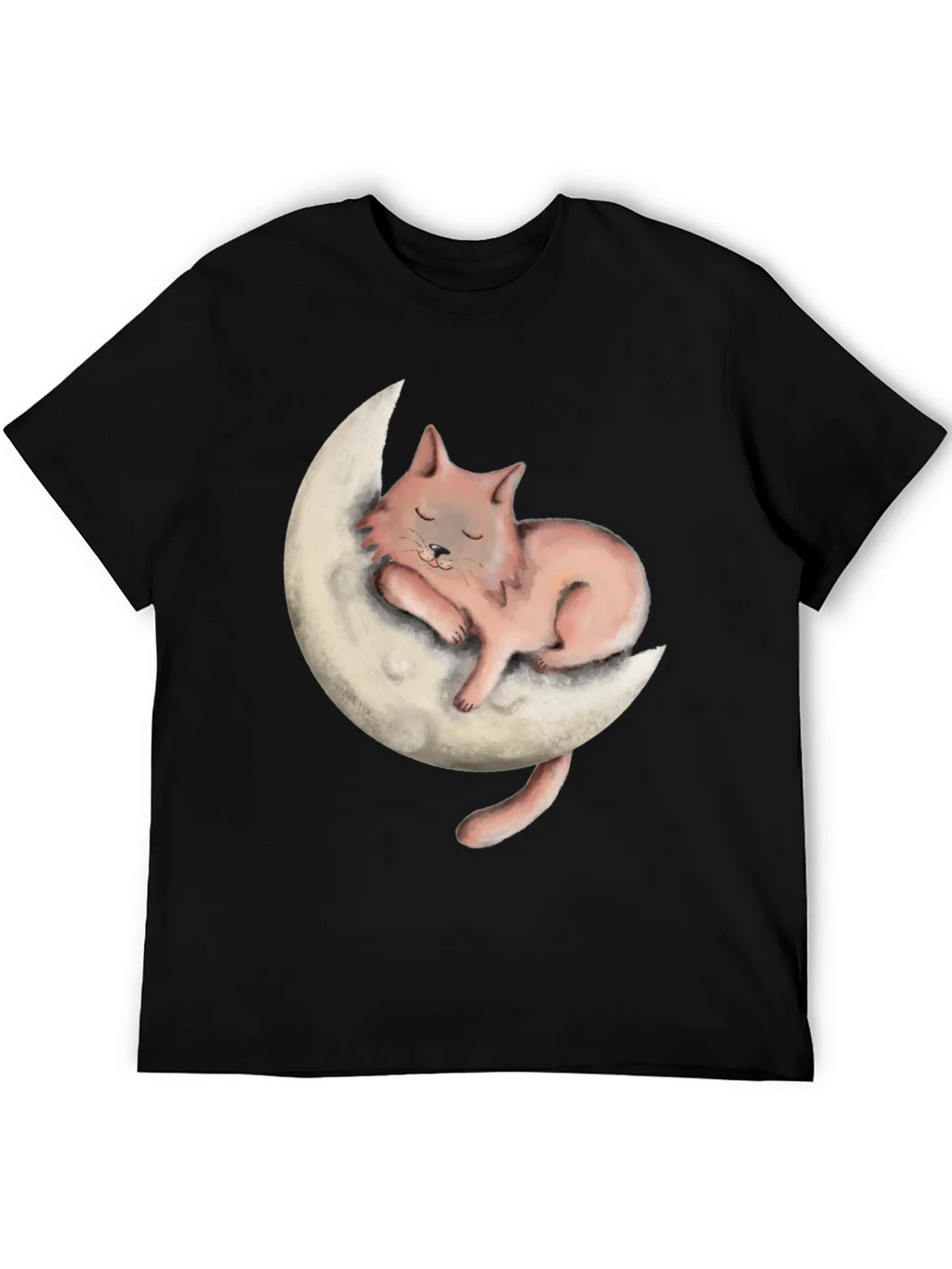 Cat on Moon Graphic Tee - Relaxed Fit product image 5