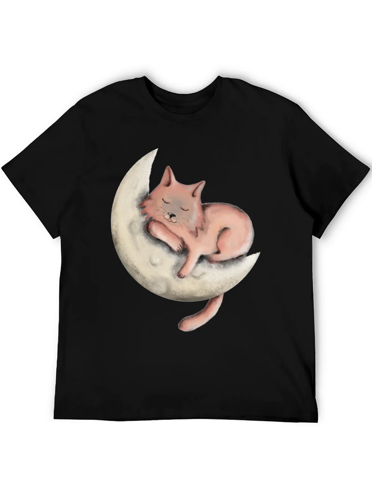Cat on Moon Graphic Tee - Relaxed Fit product image 5