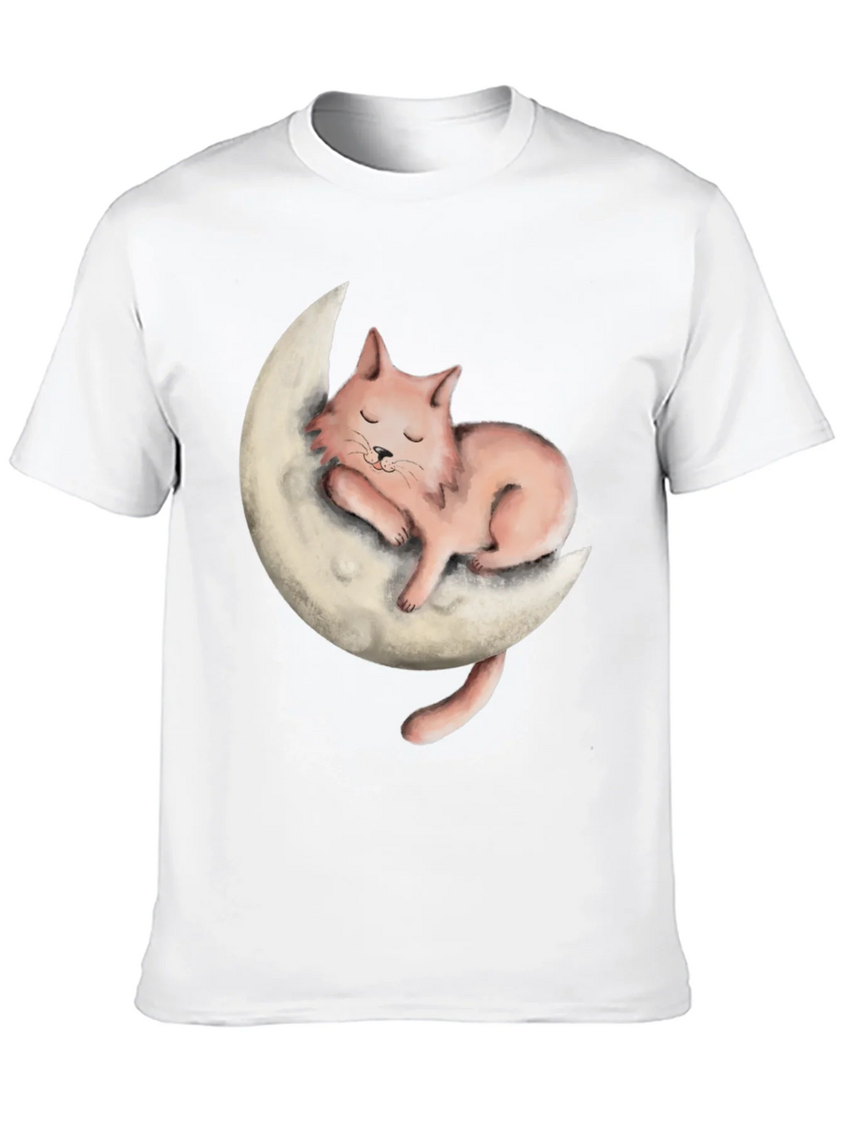 Cat on Moon Graphic Tee - Relaxed Fit product image 9