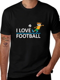 I Love Football T-Shirt - Soccer Fox product image 1