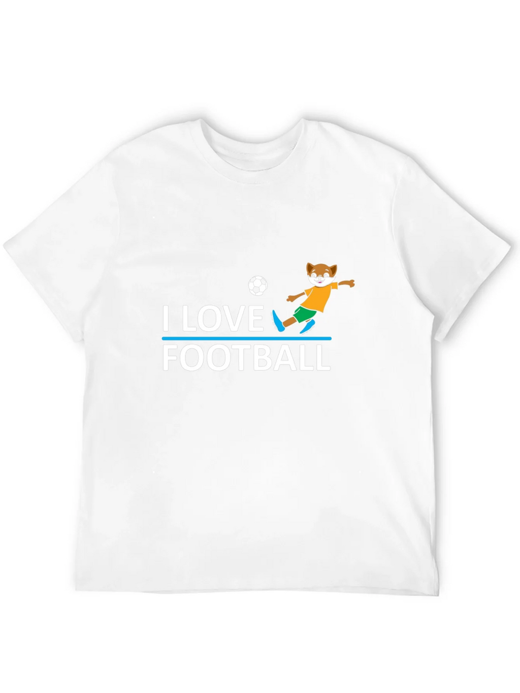 I Love Football T-Shirt - Soccer Fox product image 11