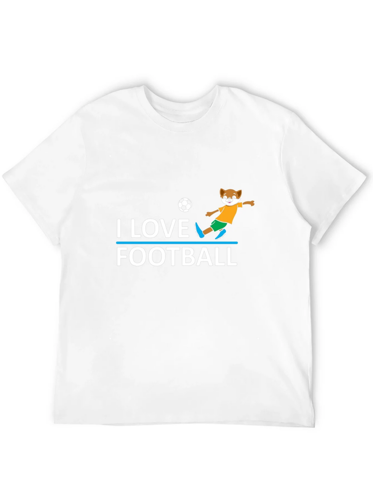 I Love Football T-Shirt - Soccer Fox product image 11