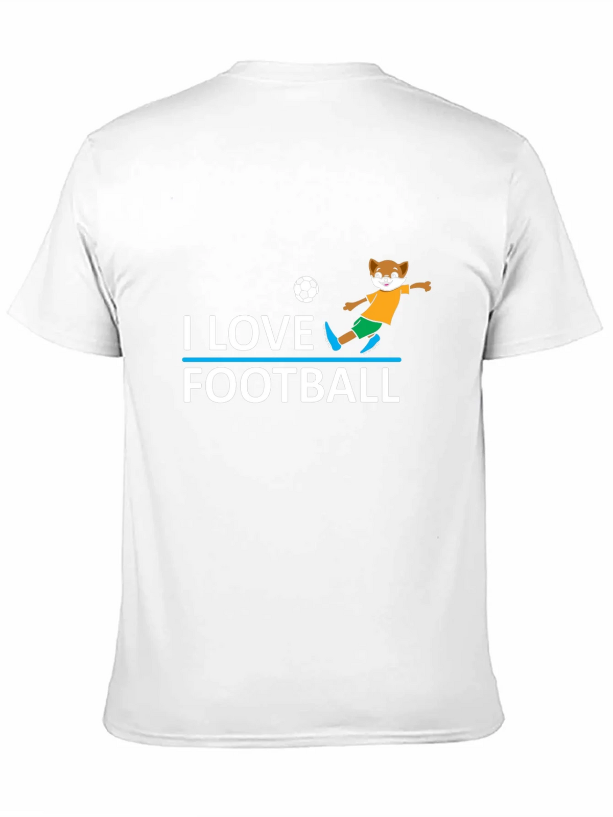 I Love Football T-Shirt - Soccer Fox product image 10