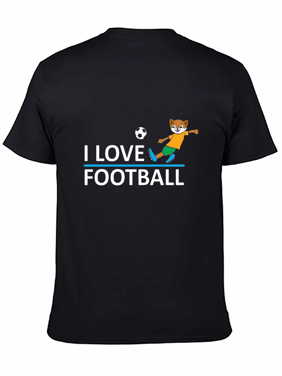 I Love Football T-Shirt - Soccer Fox product image 4
