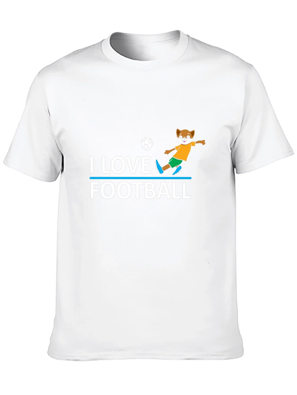 I Love Football T-Shirt - Soccer Fox product image 9