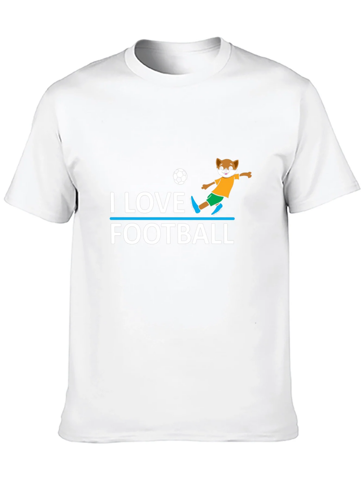 I Love Football T-Shirt - Soccer Fox product image 9