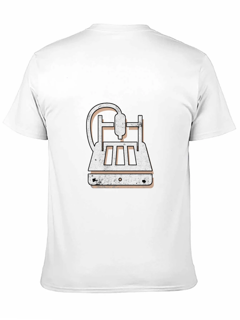 3D Printer Graphic Tee - Black Cotton Blend product image 10