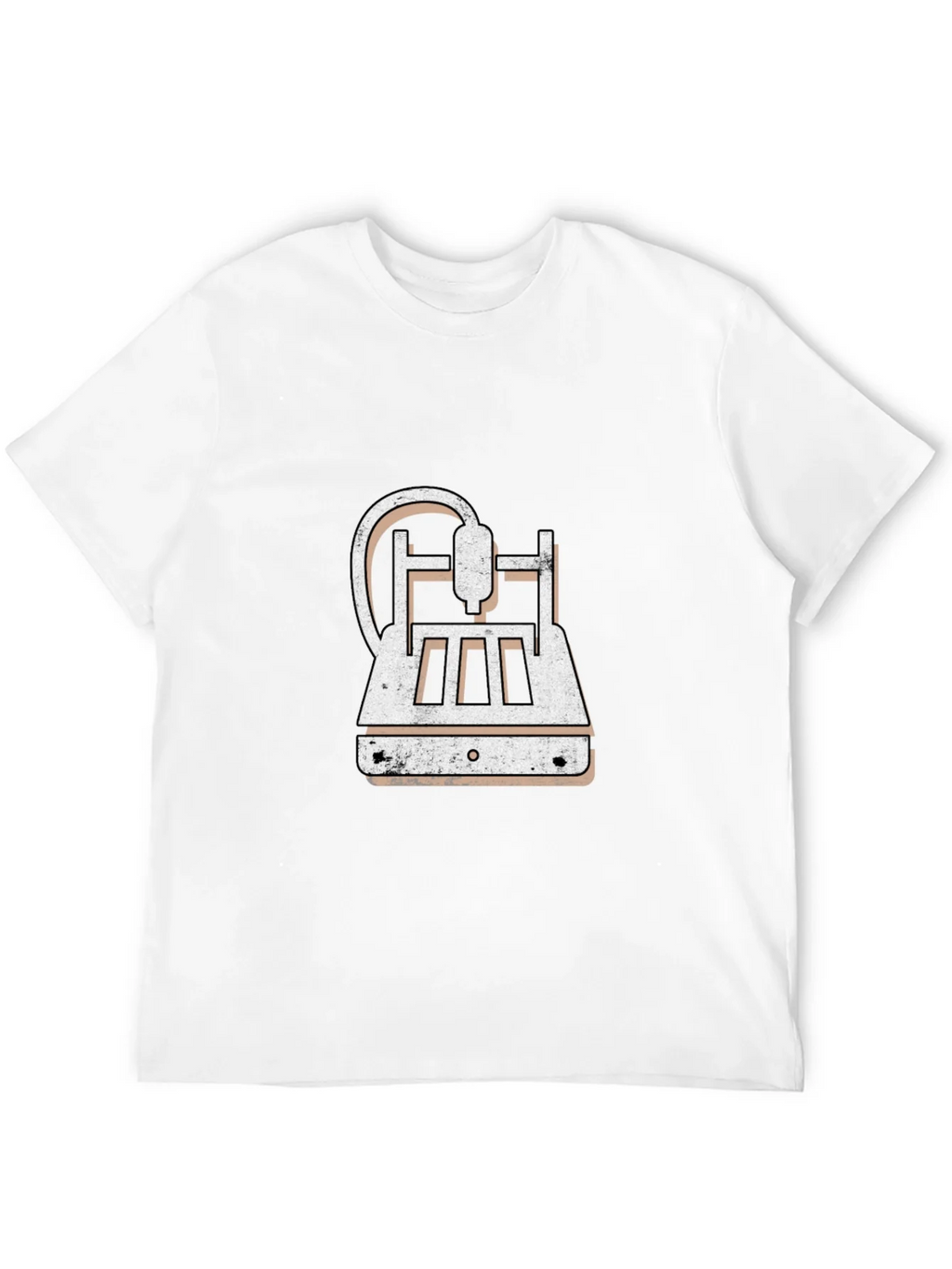 3D Printer Graphic Tee - Black Cotton Blend product image 11
