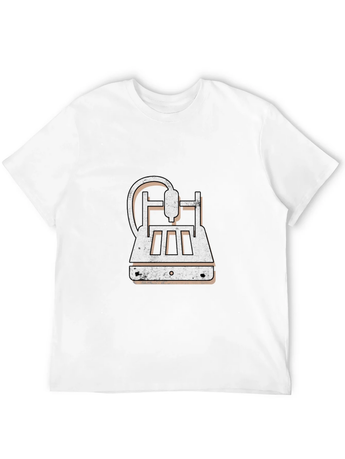 3D Printer Graphic Tee - Black Cotton Blend product image 11