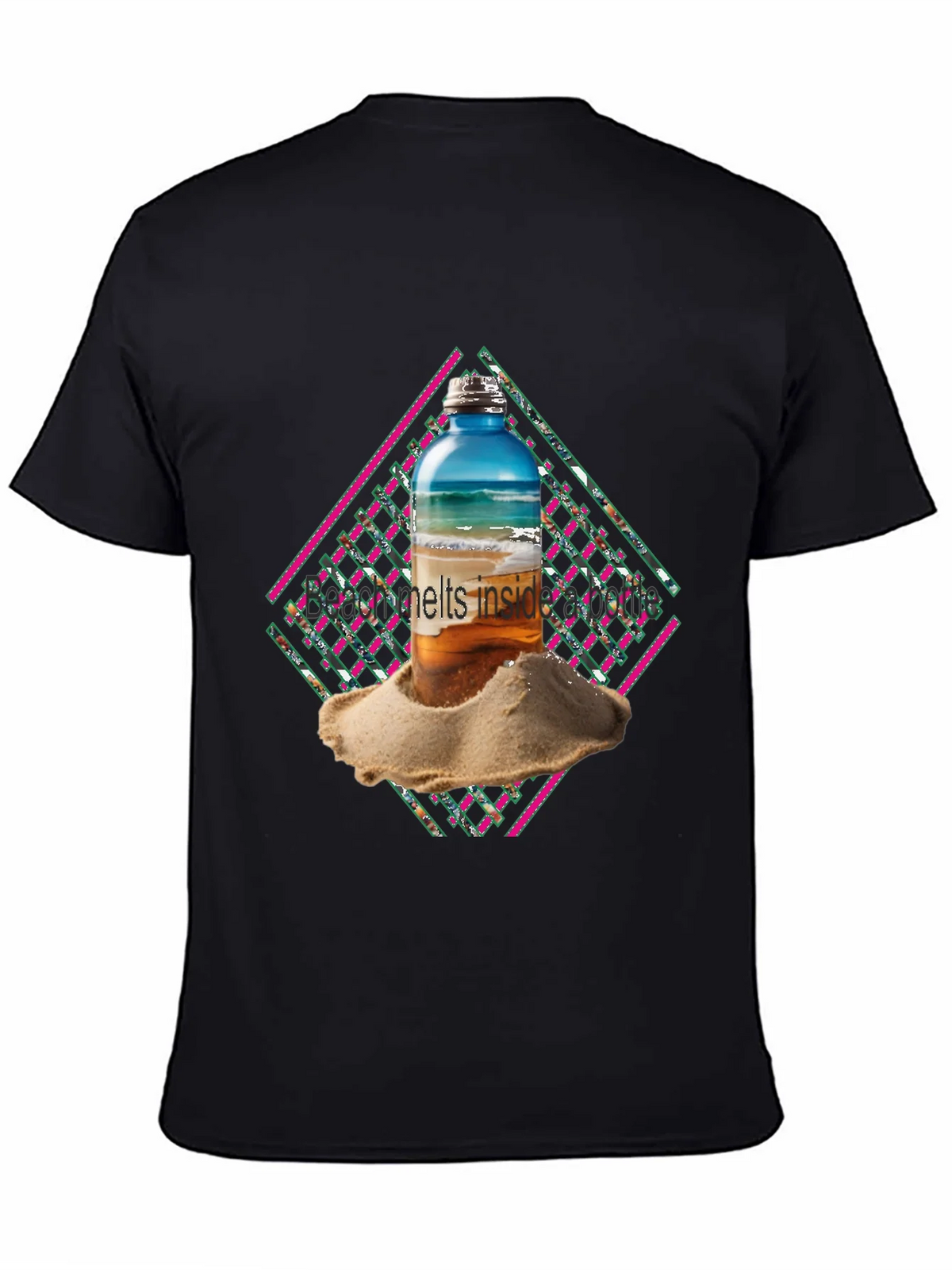 Beach Bottle Graphic Tee - Cool Summer Vibes product image 4