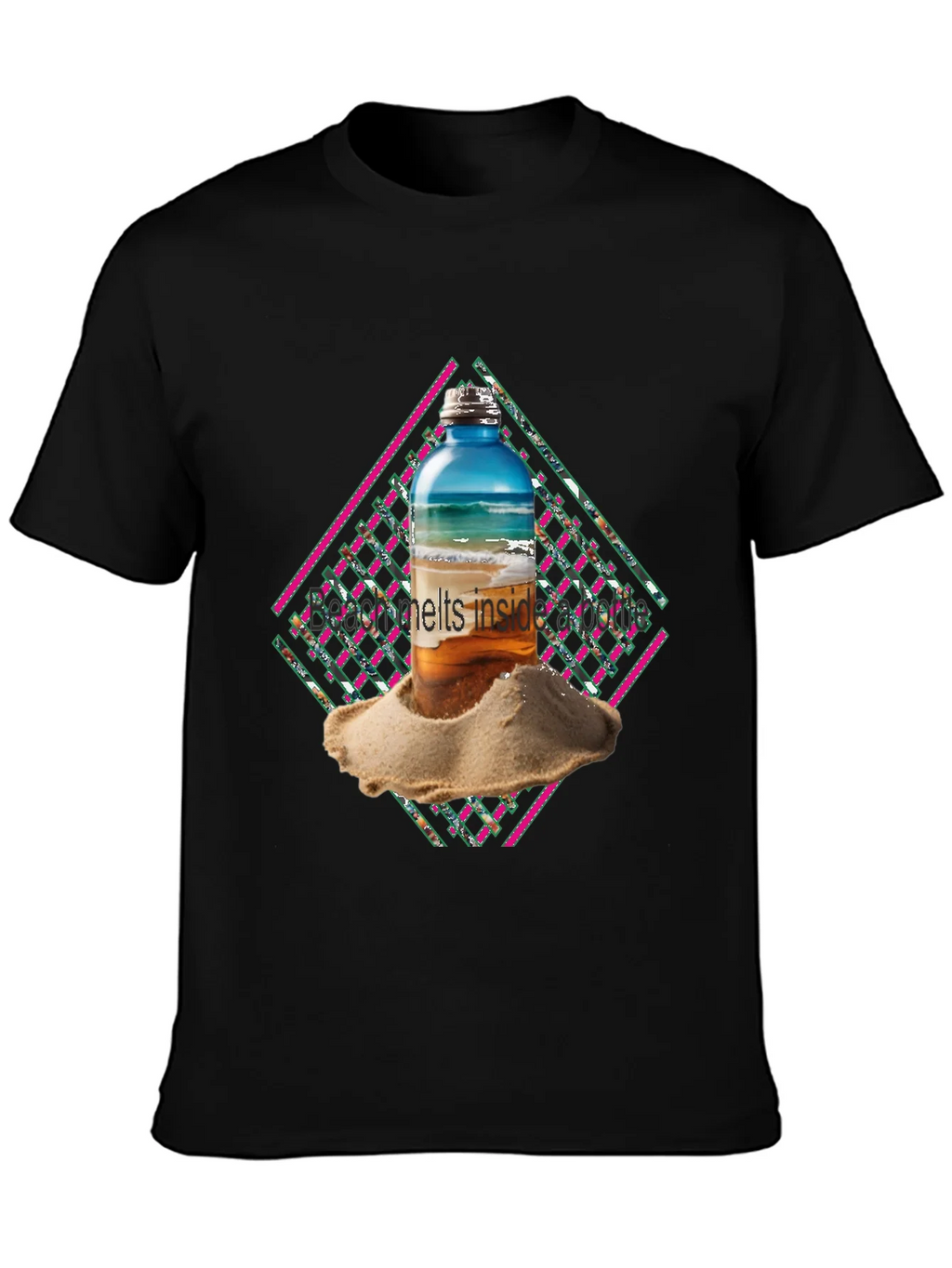 Beach Bottle Graphic Tee - Cool Summer Vibes product image 3
