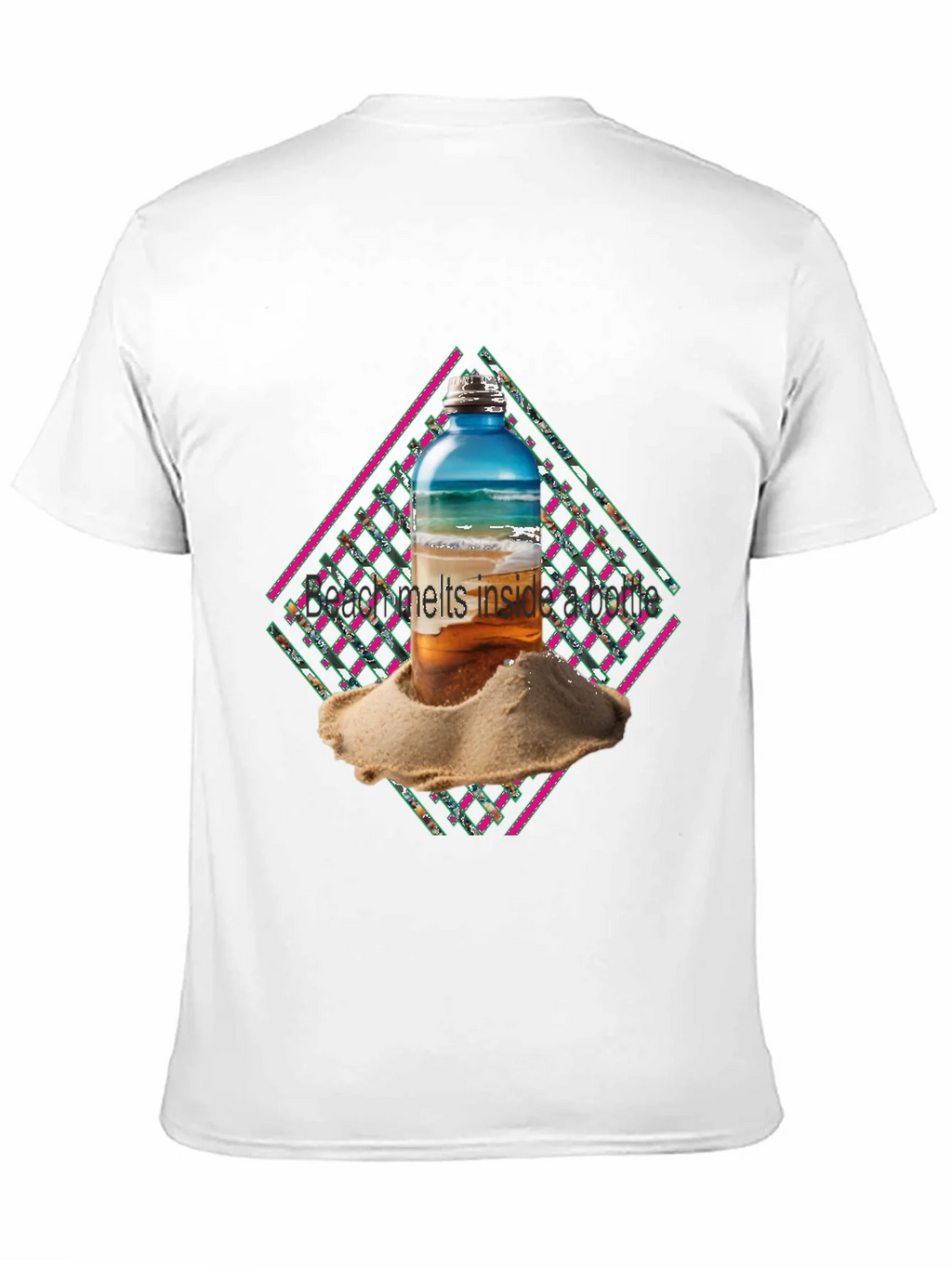 Beach Bottle Graphic Tee - Cool Summer Vibes product image 10