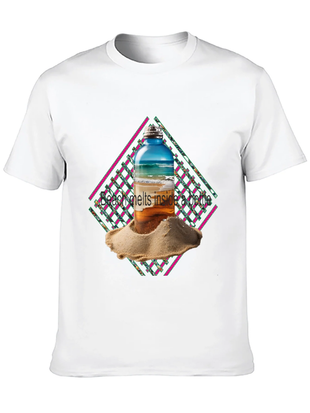 Beach Bottle Graphic Tee - Cool Summer Vibes product image 9