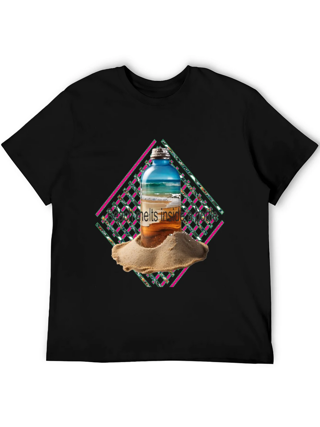 Beach Bottle Graphic Tee - Cool Summer Vibes product image 5