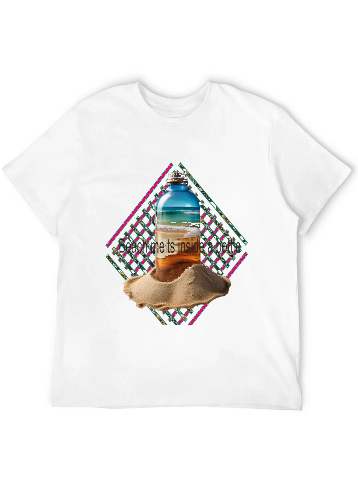 Beach Bottle Graphic Tee - Cool Summer Vibes product image 11