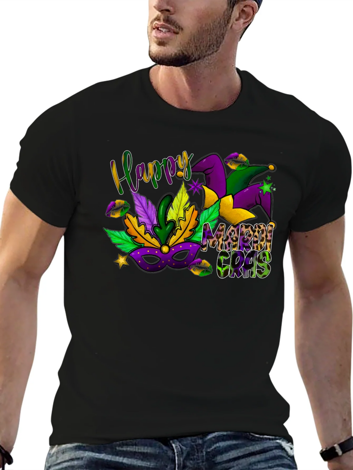 Happy Mardi Gras T-Shirt product image 6