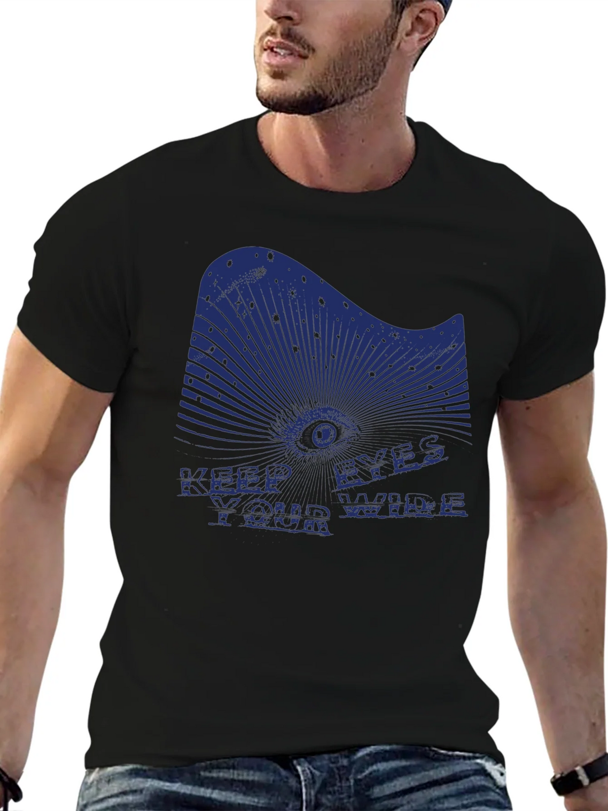Keep Your Eyes Wide T-Shirt - Edgy Graphic Tee product image 1