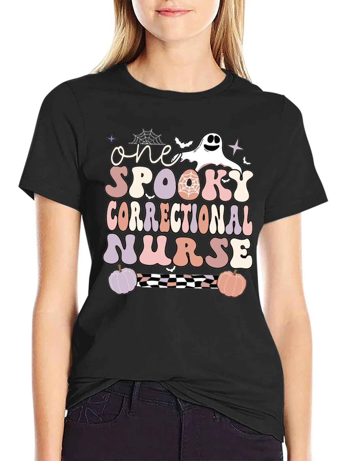 Spooky Correctional Nurse Halloween T-Shirt product image 2