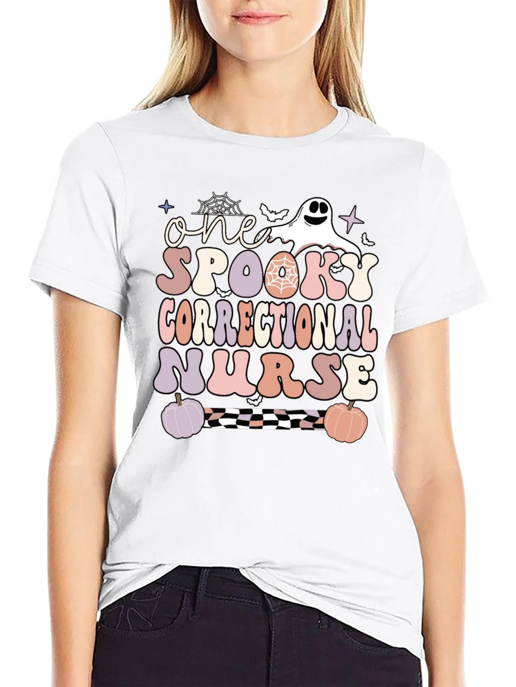Spooky Correctional Nurse Halloween T-Shirt product image 8