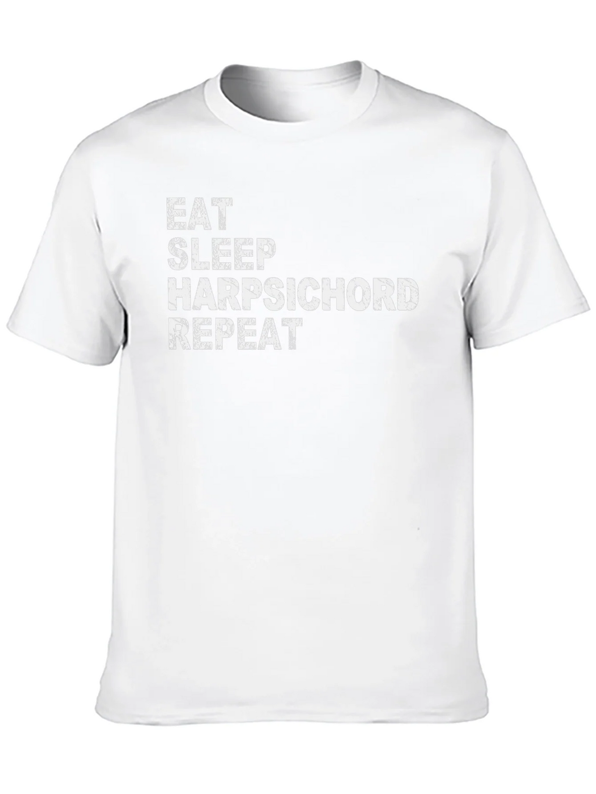 Eat Sleep Harpsichord Repeat - Novelty Graphic T-Shirt product image 9