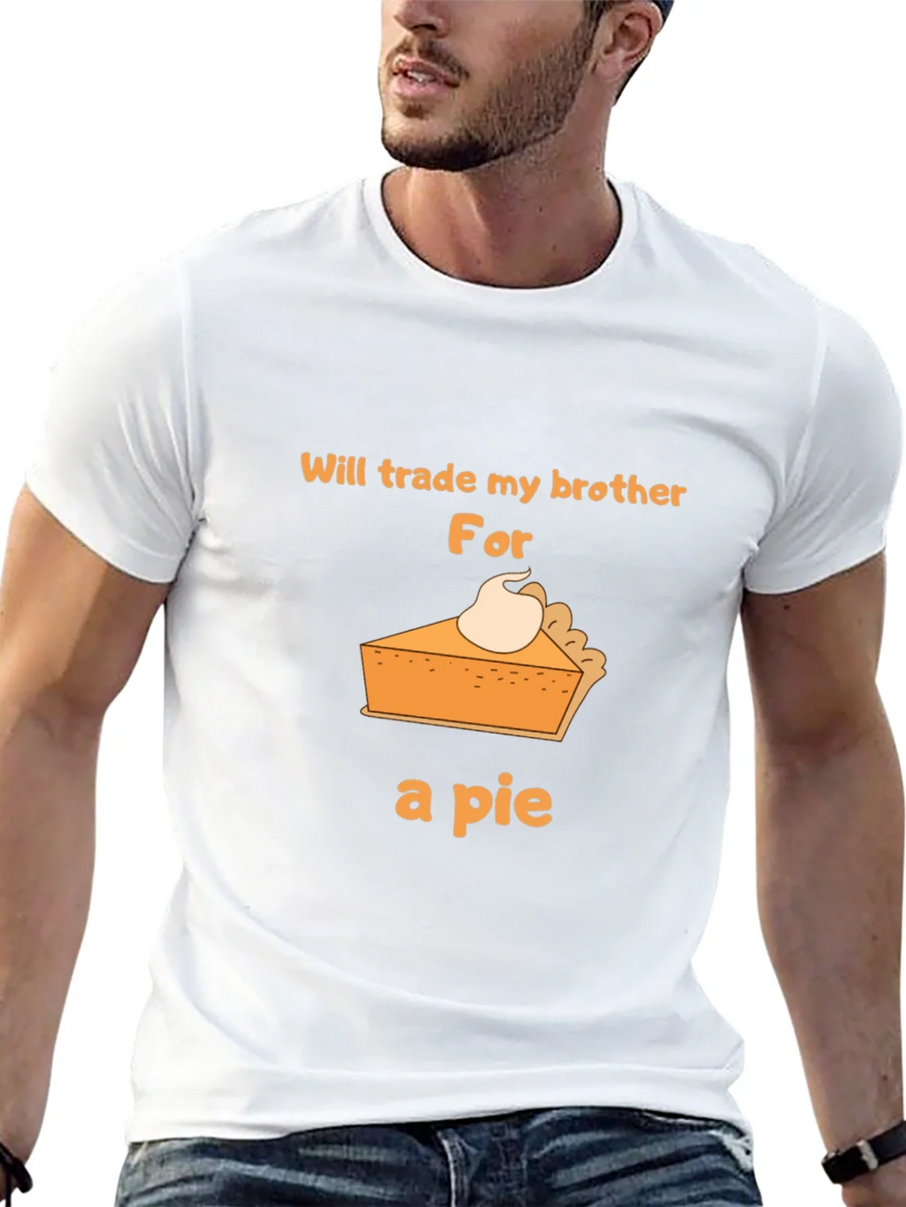 Funny Pie T-Shirt - Trade My Brother! product image 12