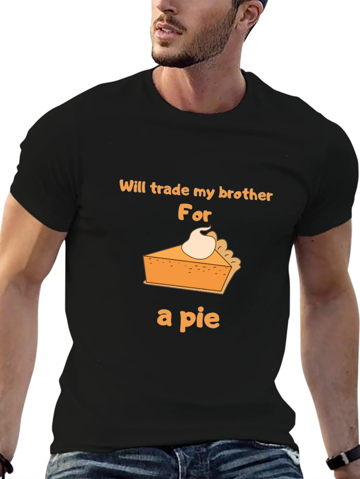 Funny Pie T-Shirt - Trade My Brother! product image 6
