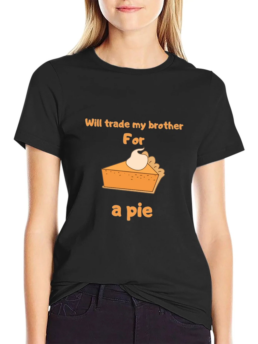 Funny Pie T-Shirt - Trade My Brother! product image 2