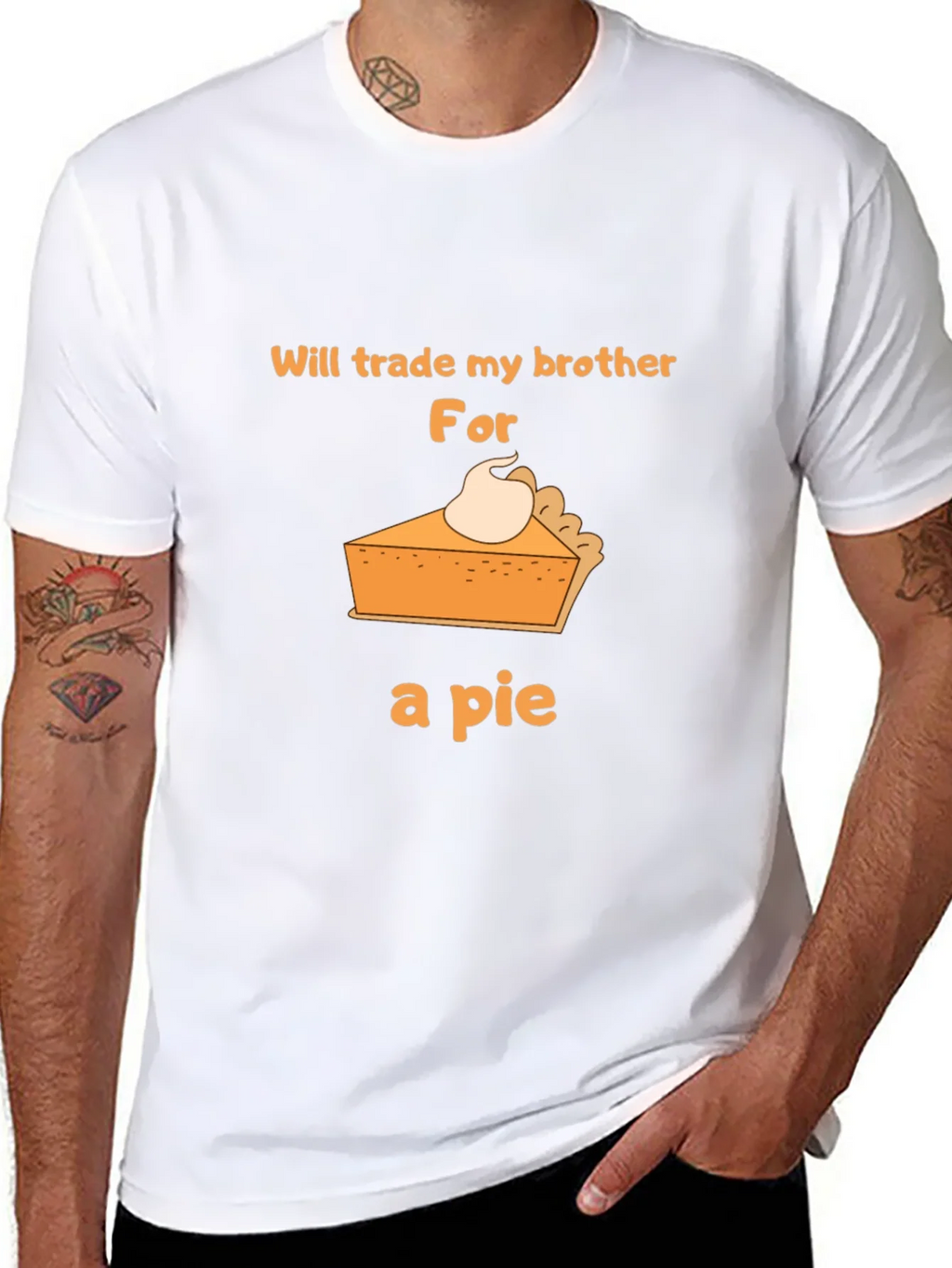 Funny Pie T-Shirt - Trade My Brother! product image 7