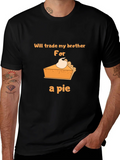 Funny Pie T-Shirt - Trade My Brother! product image 1