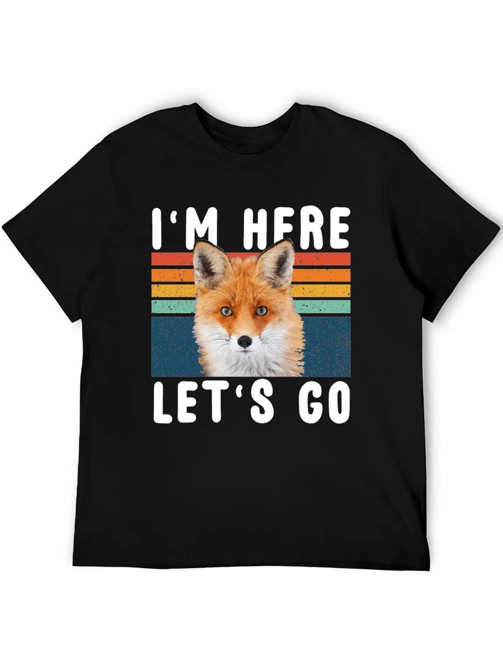 Im Here Lets Go Fox Graphic T-Shirt product image 5