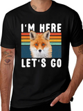 Im Here Lets Go Fox Graphic T-Shirt product image 1