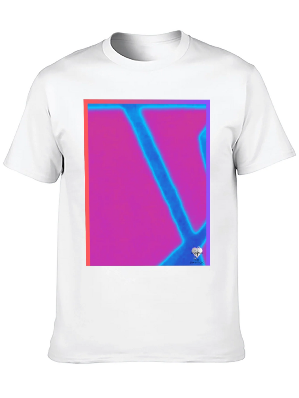 Abstract Neon Graphic Tee - Modern Art T-Shirt product image 7