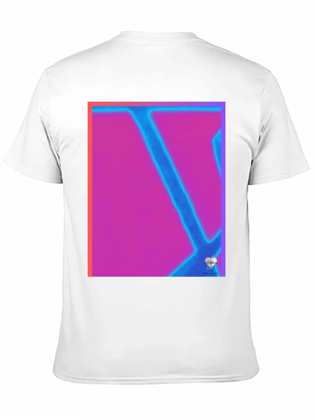 Abstract Neon Graphic Tee - Modern Art T-Shirt product image 8