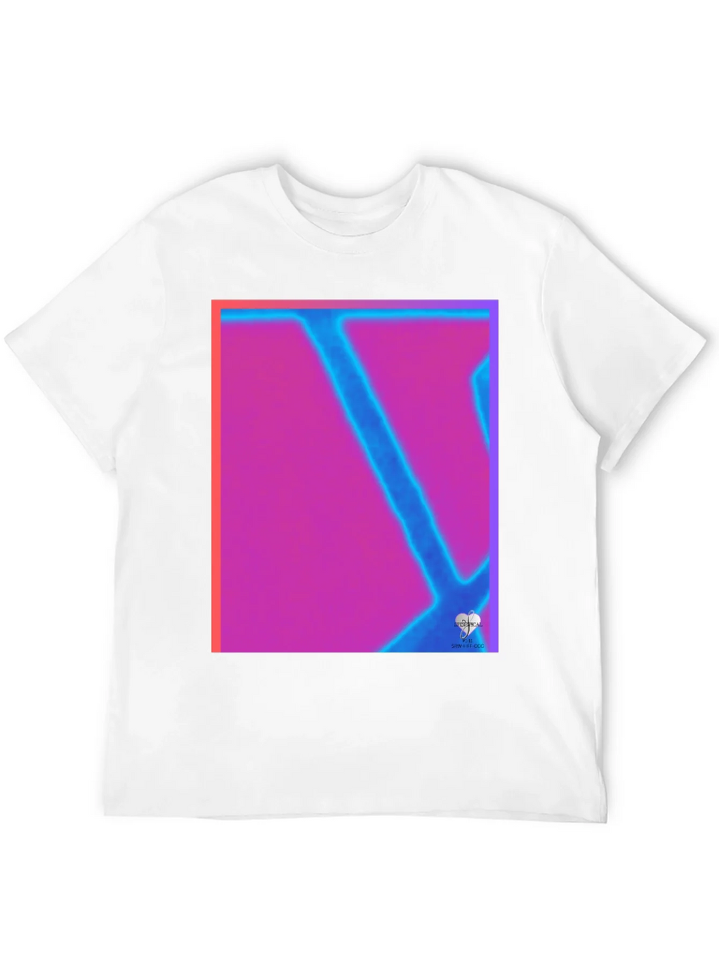 Abstract Neon Graphic Tee - Modern Art T-Shirt product image 9